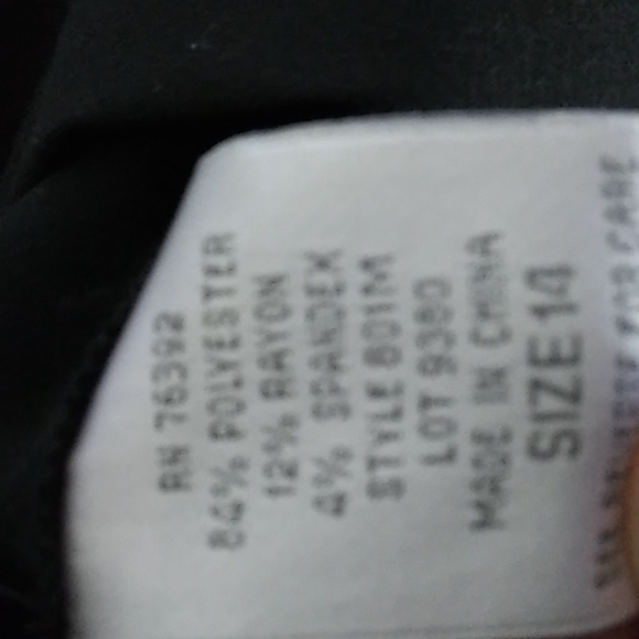 OLIVIA MATTHEW'S DRESS SIZE 14 BLACK AND GRAY - Picture 5 of 6